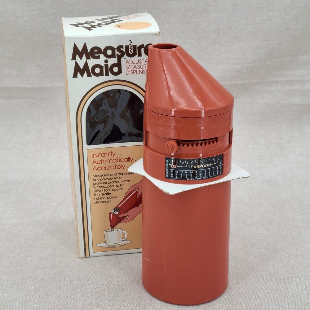 VTG Floex Measure Maid Adjustable Measuring Dispenser Box Melon Powder Portion